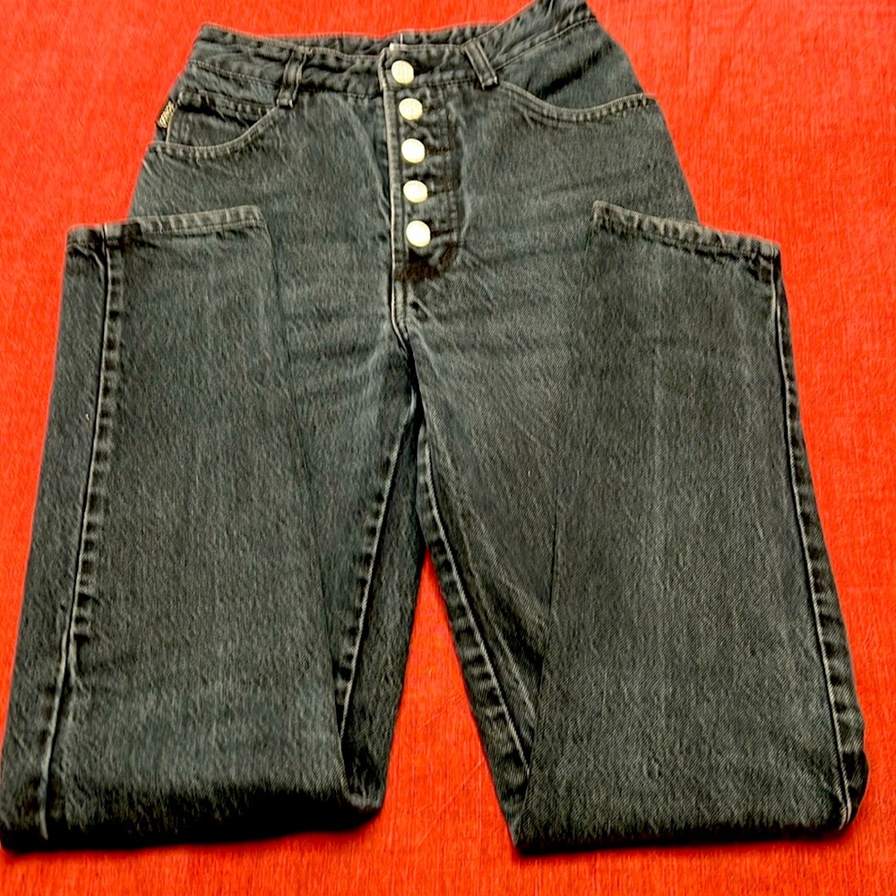 Vintage Bongo 5 button high top Denim jeans